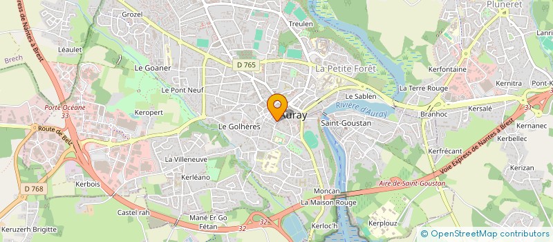localisation de l'entreprise MONSIEUR GABRIEL GRIGNON à AURAY