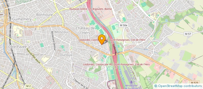 localisation de l'entreprise MONSIEUR GABRIEL GROZ à TOULOUSE