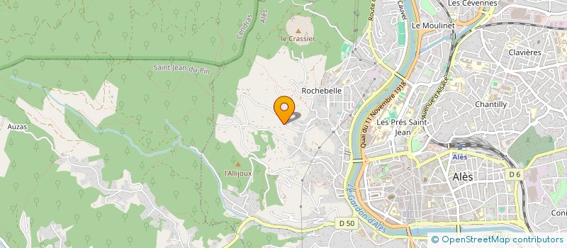 localisation de l'entreprise MONSIEUR GABRIEL GUERIN  ALES