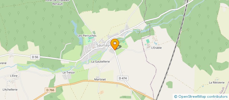 localisation de l'entreprise MONSIEUR GABRIEL GUERTON à SAUNAY