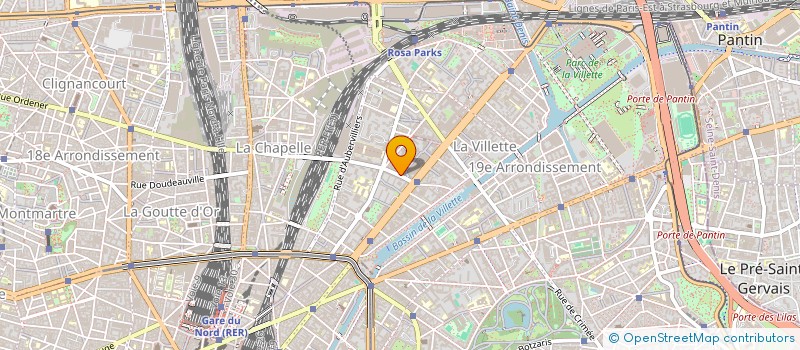 localisation de l'entreprise MONSIEUR GABRIEL GUIBERT  PARIS