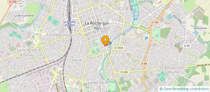 localisation de l'entreprise MONSIEUR GABRIEL GUILBOT à LA ROCHE-SUR-YON