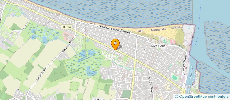 localisation de l'entreprise MONSIEUR GABRIEL GUILLAUD  OUISTREHAM