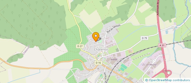 localisation de l'entreprise MONSIEUR GABRIEL GUILLAUME  CHATENOIS