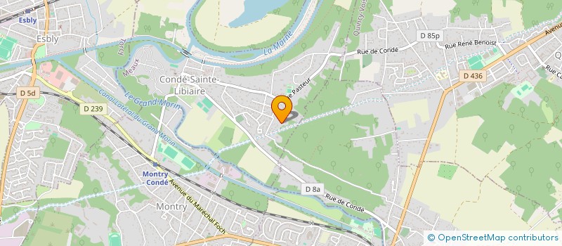 localisation de l'entreprise MONSIEUR GABRIEL GUILLAUMEE  CONDE-SAINTE-LIBIAIRE