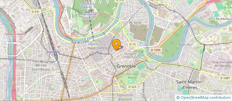 localisation de l'entreprise MONSIEUR GABRIEL GUIRAUD à GRENOBLE