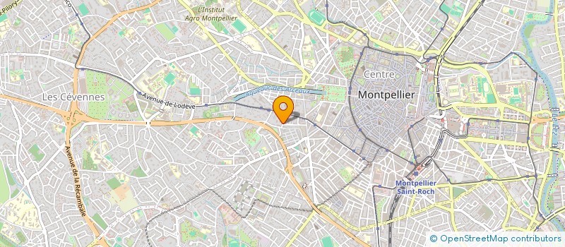 localisation de l'entreprise MONSIEUR GABRIEL GUITTARD à MONTPELLIER