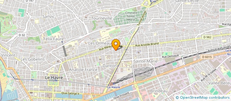 localisation de l'entreprise MONSIEUR GABRIEL GUIVARC'H  LE HAVRE