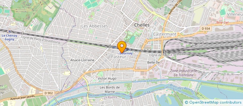 localisation de l'entreprise MONSIEUR GABRIEL HAKOUNE  CHELLES