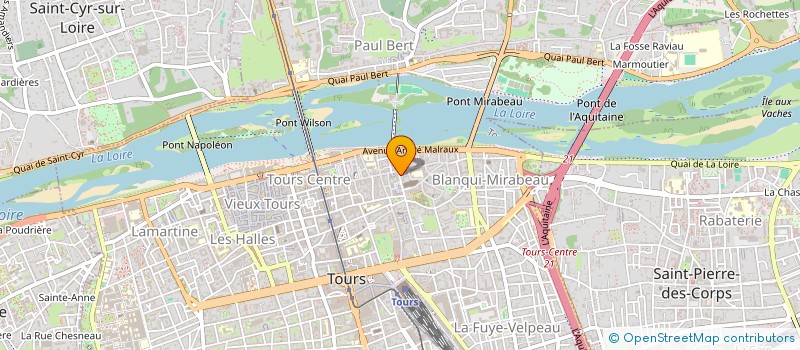 localisation de l'entreprise MONSIEUR GABRIEL HALLEY à TOURS