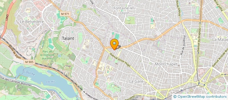 localisation de l'entreprise MONSIEUR GABRIEL HAMIDI VERDON à DIJON