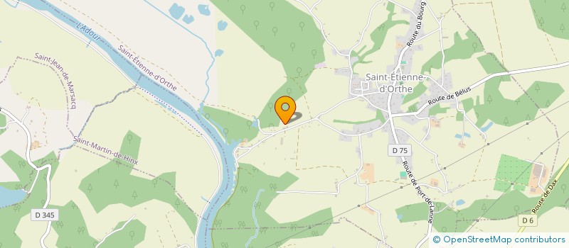 localisation de l'entreprise MONSIEUR GABRIEL HANTALI IDRISSI  SAINT-ETIENNE-D'ORTHE