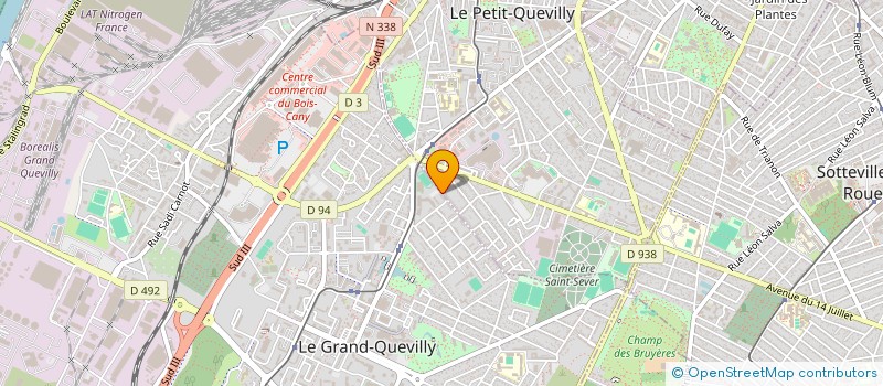 localisation de l'entreprise MONSIEUR GABRIEL HARRY  LE GRAND-QUEVILLY