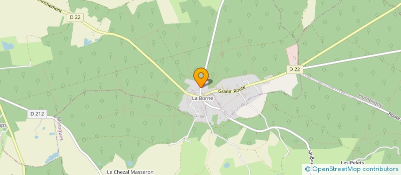 localisation de l'entreprise MONSIEUR GABRIEL HAUTIN  HENRICHEMONT