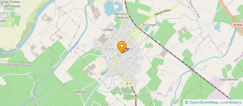 localisation de l'entreprise MONSIEUR GABRIEL HEBERT-FREJAVILLE  PALAU-DEL-VIDRE