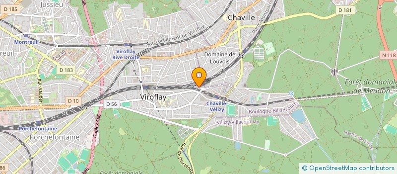 localisation de l'entreprise MONSIEUR GABRIEL HELOU  VIROFLAY