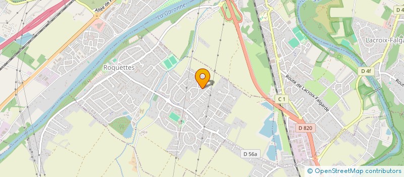 localisation de l'entreprise MONSIEUR GABRIEL HERMANTIER  ROQUES