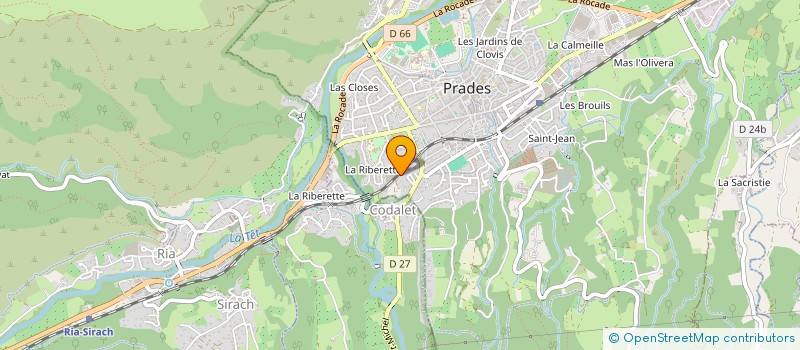 localisation de l'entreprise MONSIEUR GABRIEL HEZ  VILLEFRANCHE-DE-CONFLENT