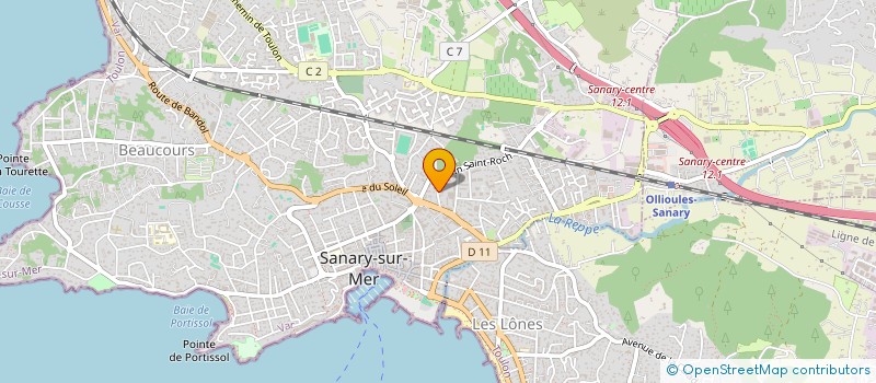 localisation de l'entreprise MONSIEUR GABRIEL HIDALGO  SANARY-SUR-MER