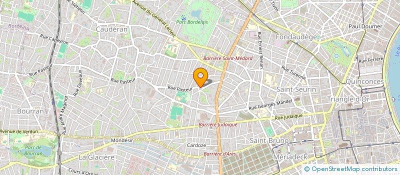 localisation de l'entreprise MONSIEUR GABRIEL HONORE  BORDEAUX