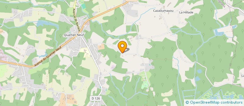 localisation de l'entreprise MONSIEUR GABRIEL HONTABAT  SAINT-MARTIN-DE-SEIGNANX