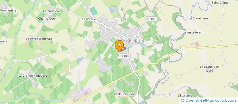 localisation de l'entreprise MONSIEUR GABRIEL HOUSSIN à LA REGRIPPIERE