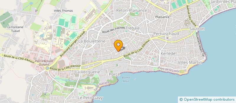 localisation de l'entreprise MONSIEUR GABRIEL HUBERT  SAINT-NAZAIRE