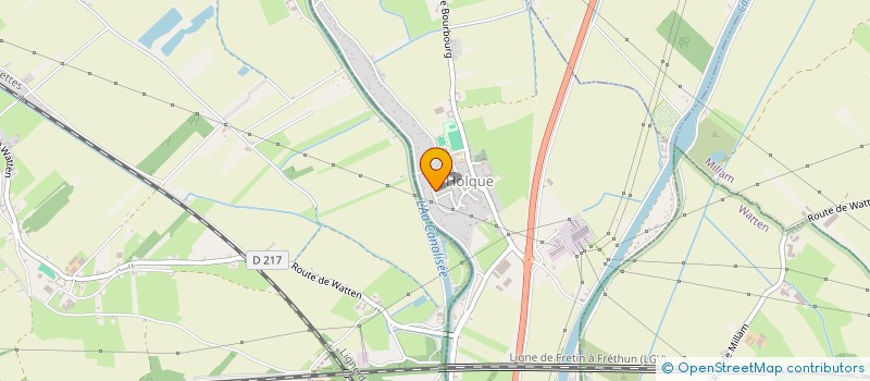 localisation de l'entreprise MONSIEUR GABRIEL INGELAERE  HOLQUE