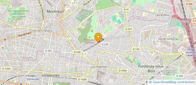 localisation de l'entreprise MONSIEUR GABRIEL IONUT ONEA à FONTENAY-SOUS-BOIS