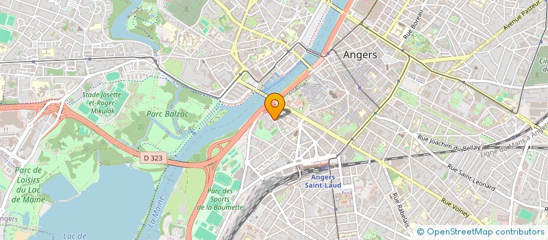 localisation de l'entreprise MONSIEUR GABRIEL JADEAU à ANGERS