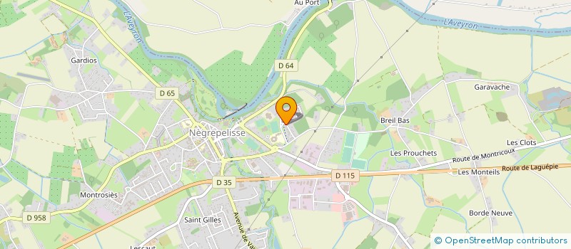 localisation de l'entreprise MONSIEUR GABRIEL JAGER  SAINT-NAUPHARY