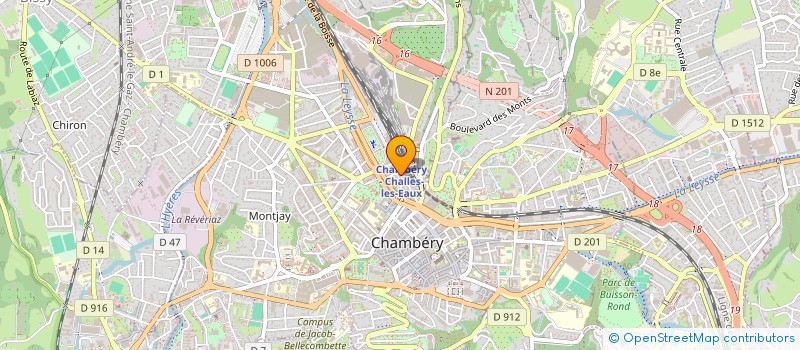 localisation de l'entreprise MONSIEUR GABRIEL JARRET  CHAMBERY