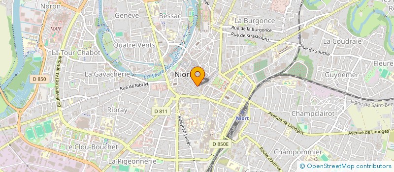 localisation de l'entreprise MONSIEUR GABRIEL JEANNEAU à NIORT