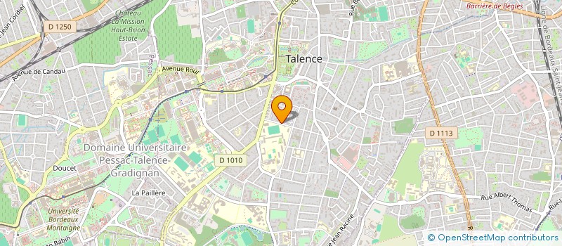 localisation de l'entreprise MONSIEUR GABRIEL JEANNENEY-LATAPIE  TALENCE