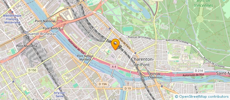 localisation de l'entreprise MONSIEUR GABRIEL JENIN  CHARENTON-LE-PONT