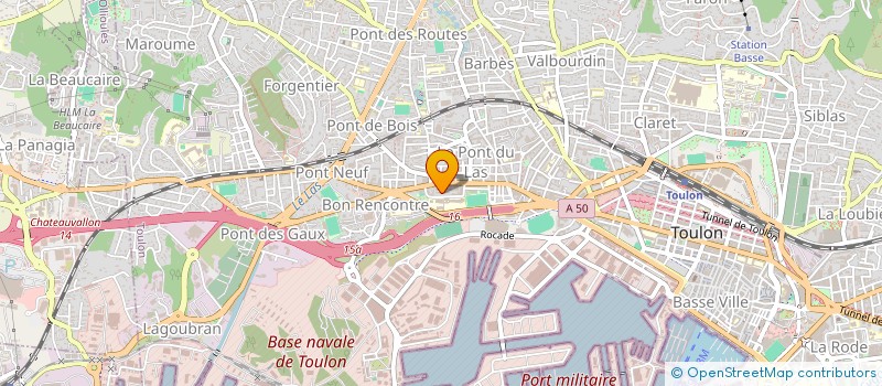 localisation de l'entreprise MONSIEUR GABRIEL JEVENE ANTONIO  TOULON