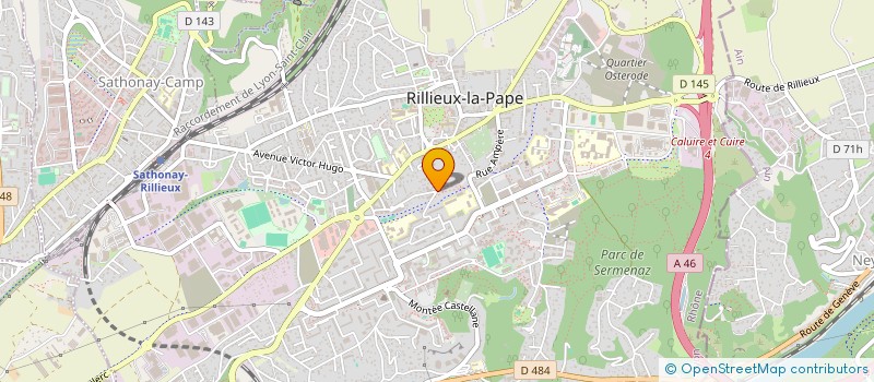 localisation de l'entreprise MONSIEUR GABRIEL JONCQUIERT  RILLIEUX LA PAPE