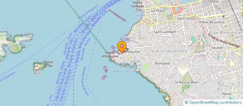 localisation de l'entreprise MONSIEUR GABRIEL JONES  MARSEILLE