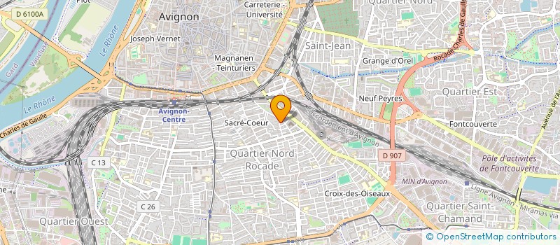 localisation de l'entreprise MONSIEUR GABRIEL JOURDAN  AVIGNON