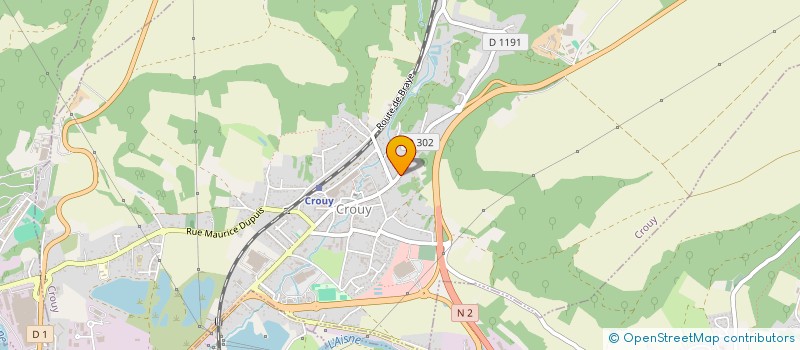 localisation de l'entreprise MONSIEUR GABRIEL JUDAS  CROUY