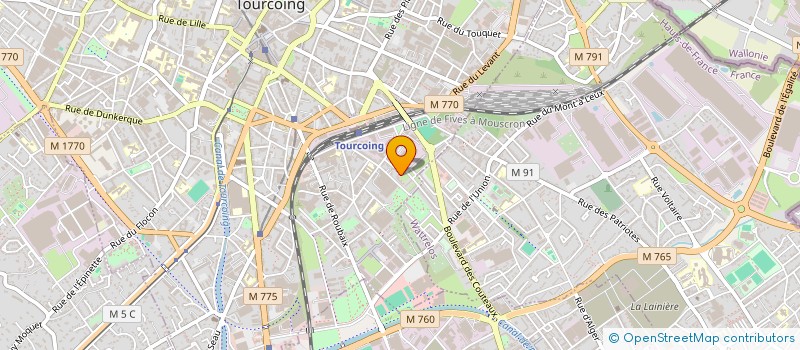 localisation de l'entreprise MONSIEUR GABRIEL KAMTO TALOM  TOURCOING