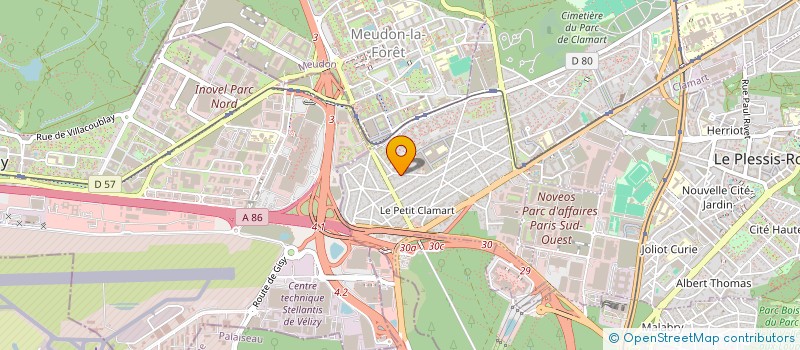 localisation de l'entreprise MONSIEUR GABRIEL KESHISHIAN à CLAMART