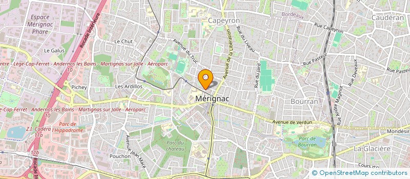 localisation de l'entreprise MONSIEUR GABRIEL KNIBBS  MERIGNAC