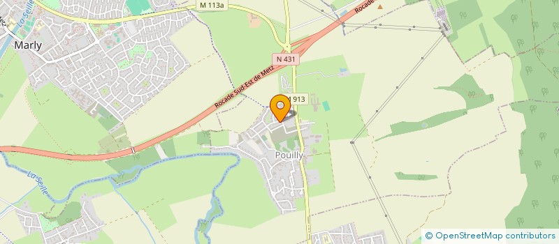 localisation de l'entreprise MONSIEUR GABRIEL KREUZ  POUILLY