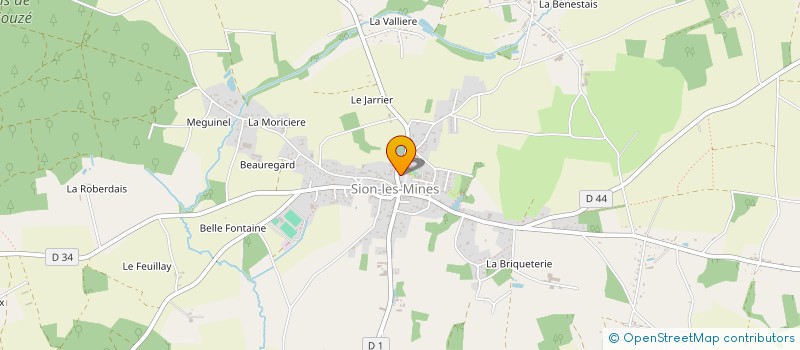 localisation de l'entreprise MONSIEUR GABRIEL LAUMAILLET  SION-LES-MINES