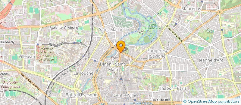 localisation de l'entreprise MONSIEUR GABRIEL LAVENAN  RENNES