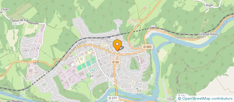 localisation de l'entreprise MONSIEUR GABRIEL LAVRA  BAUME-LES-DAMES