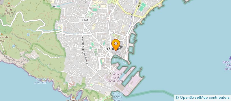 localisation de l'entreprise MONSIEUR GABRIEL LAZZARINI à LA CIOTAT