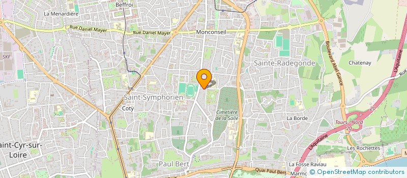 localisation de l'entreprise MONSIEUR GABRIEL LE FOL  TOURS