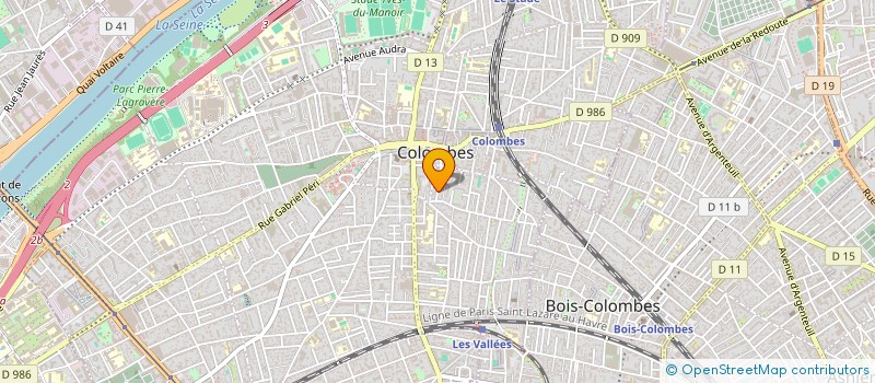 localisation de l'entreprise MONSIEUR GABRIEL LE GUEN à COLOMBES